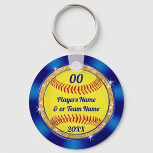 Billige niedliche Softball-Team-Geschenk-Ideen Schlüsselanhänger