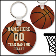 Billige personalisierte Basketball-Schlüsselanhäng