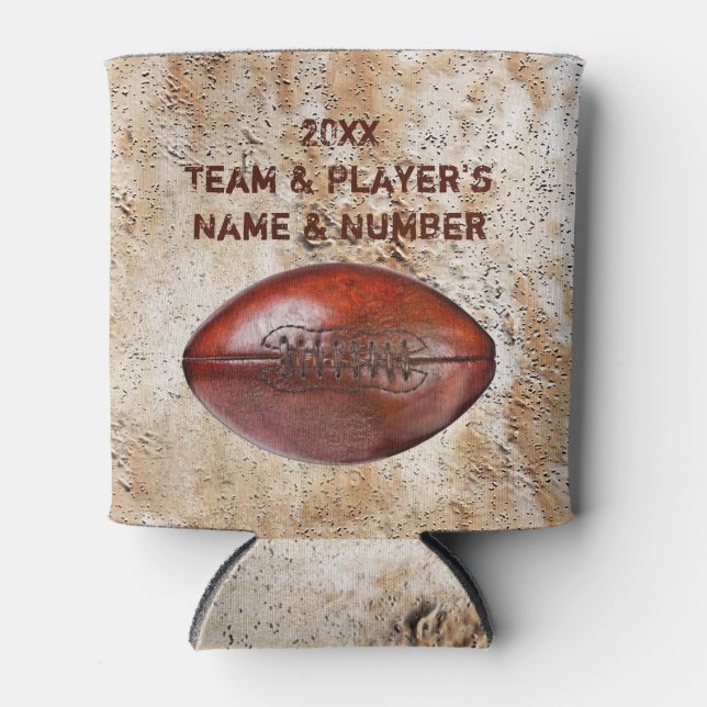 Billige Personalisierte Fußball-Teamgeschenke, kan Dosenkühler (Vorderseite)