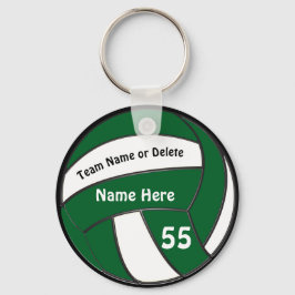 Billige Personalisierte Grüne Volleyball-Geschenke Schlüsselanhänger