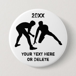 Billige personalisierte Wrestling-Geschenke, Button