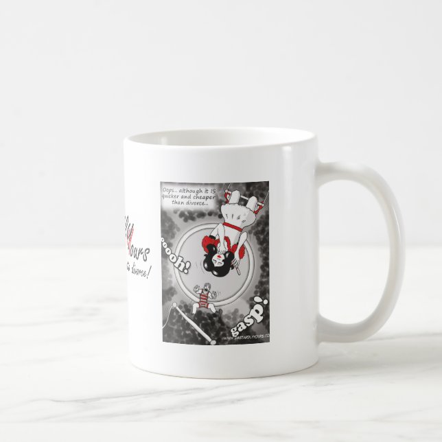 "Billiger u. schneller als Scheidungs-" Tasse (Rechts)