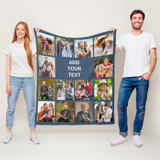 Billiges Foto Blanket Collage Fleecedecke (Beispiel)