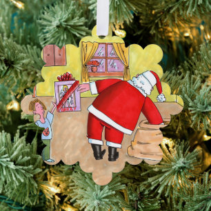 Billiges Schneeflocken-Papierornament Ornament Karte