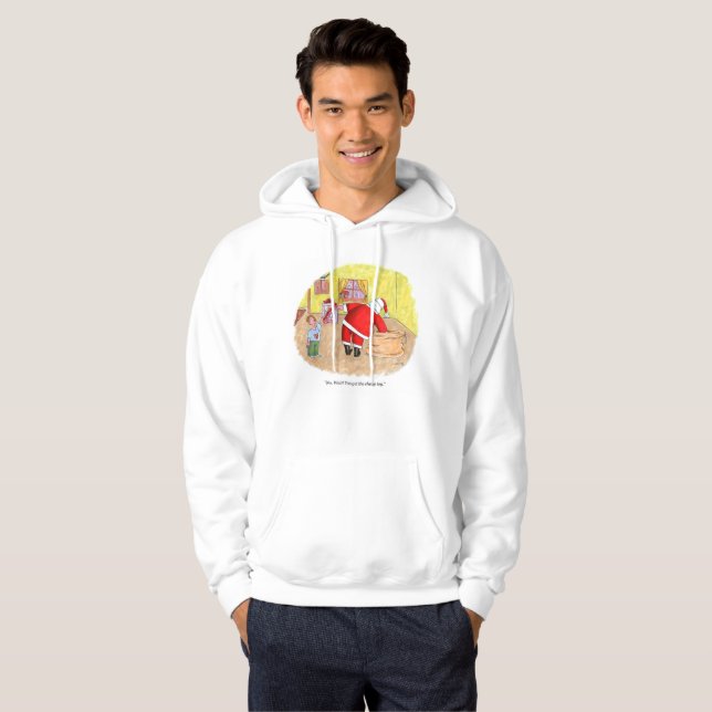 Billiges Toyota-Männchen weißes gekleidetes Sweats Hoodie (Vorne ganz)