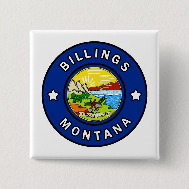 Billings Montana Button (Vorderseite)