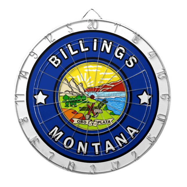 Billings Montana Dartscheibe (vorne)