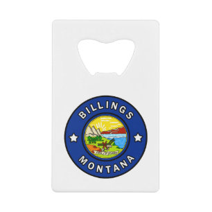 Billings Montana Geldbeutel Flaschenöffner