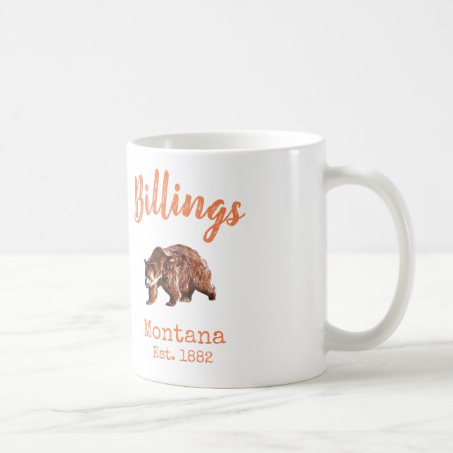 Billings Montana Kaffeetasse (Rechts)