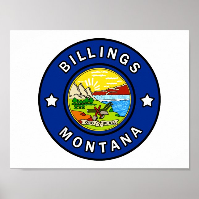 Billings Montana Poster (Vorne)