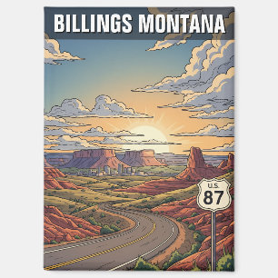 Billings Montana Travel Magnet