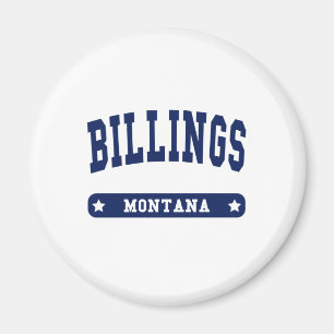Billings Montana Uni Stil t Shirt Magnet