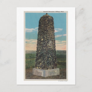 Billings, MT - Aussicht auf das Boothill-Denkmal Postkarte