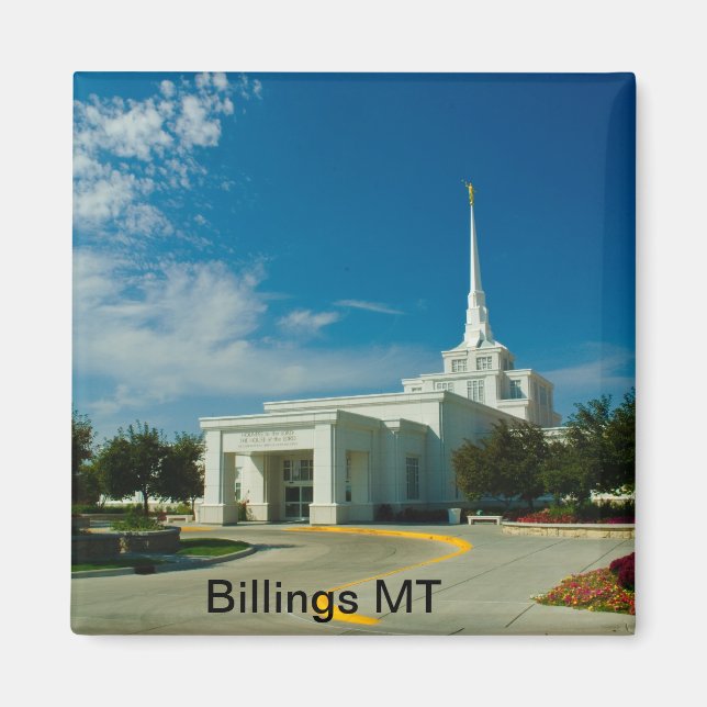Billings MT LDS Temple Magnet (Vorne)