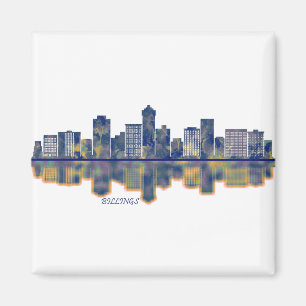 Billings Skyline Magnet
