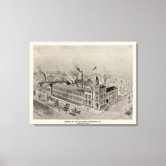 Billings & Spencer Co Leinwanddruck (Vorderseite)