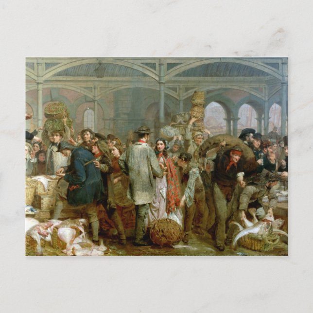 Billingsgate Fish Market Postkarte (Vorderseite)