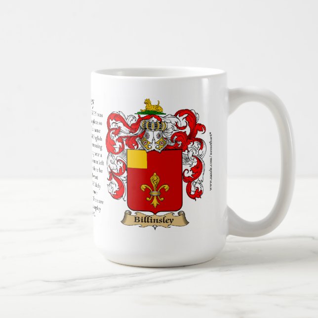Billingsley, der Ursprung, die Bedeutung und das Kaffeetasse (Rechts)