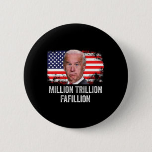 Billion Fafillion Verwirrte Biden Trump Debatten 2 Button