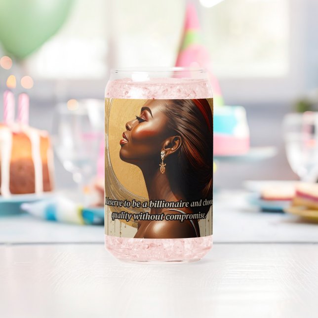 Billionaire Mindset Glass of Water (Insitu (Anniversaire))