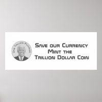 Billionen Dollar Platinmünze