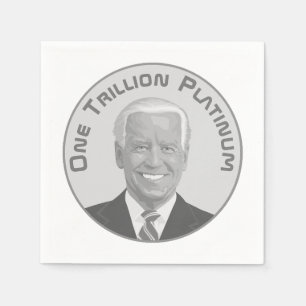 Billionen Dollar Platinmünze Serviette