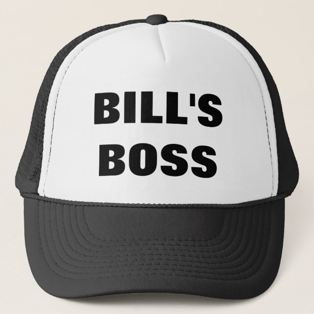BILL'S BOSS TRUCKERKAPPE (Vorderseite)