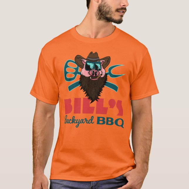 Bill's Jardin BBQ - TShirt (Devant)