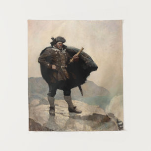 Billy Bones, Treasure Island von N. C. Wyeth Wandteppich