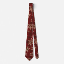Billy Bong Hawaiian - Temple Flower Satin Cravate