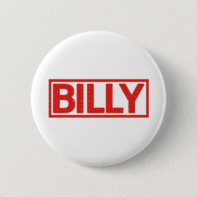 Billy-Briefmarke Button (Vorderseite)