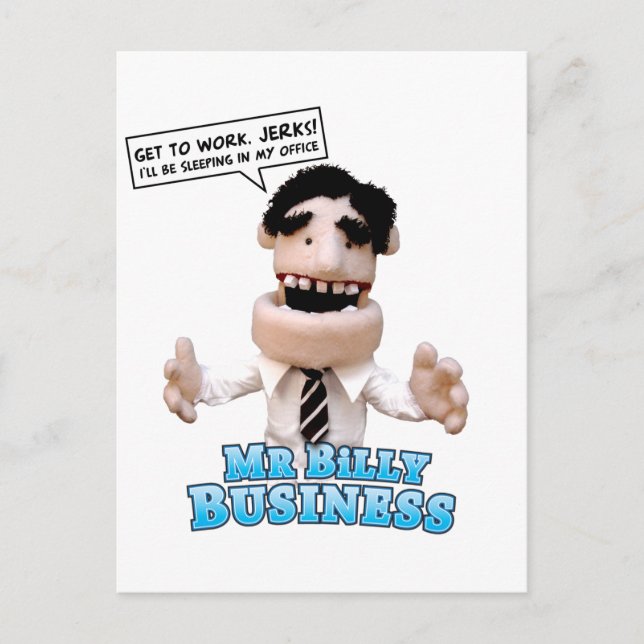 Billy Business Postkarte (Vorderseite)