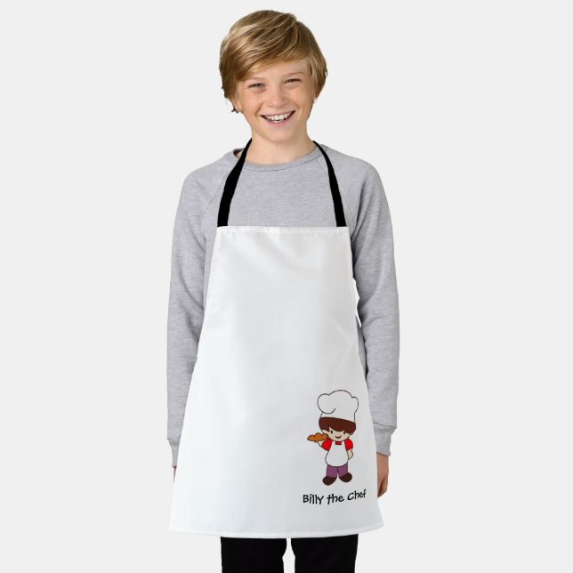 Billy der Chef-Schürze für Kinder mit Masterchef-D Schürze (Getragen)