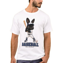 Billy der Hasen Baseball Niedlich Sport Hase