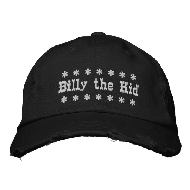 Billy der Kid I bestickte Hut (Vorderseite)