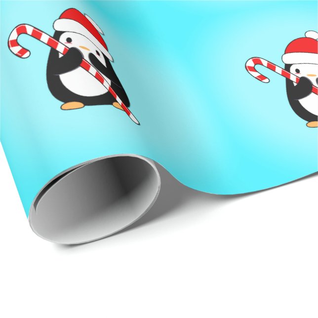 Billy der Pinguin Geschenkpapier (Rolleneckpunkt)