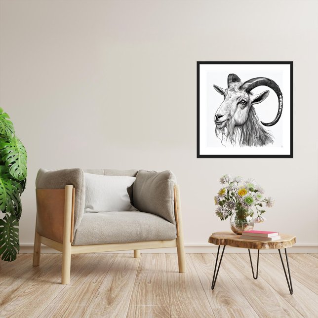 Billy Goat - Art Print Poster (Billy Goat
Artist: Roger Smith)