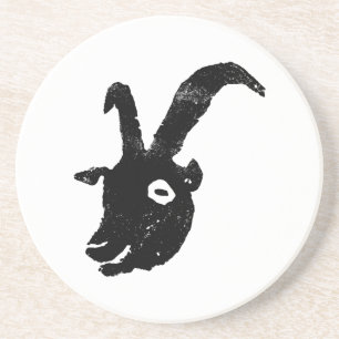 Billy Goat Potato Print Untersetzer