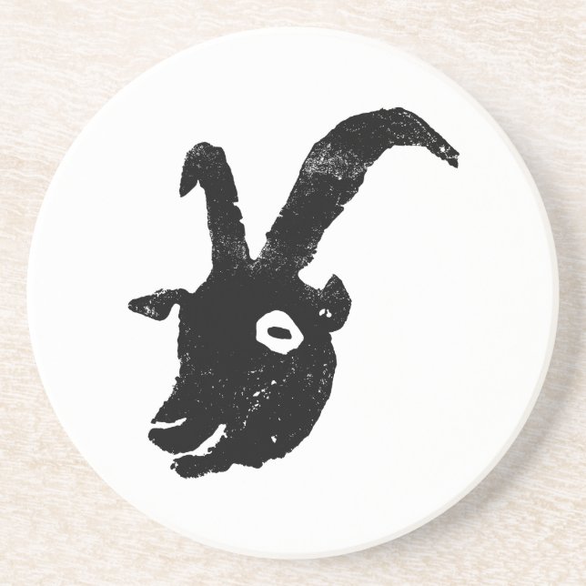 Billy Goat Potato Print Untersetzer (Vorne)