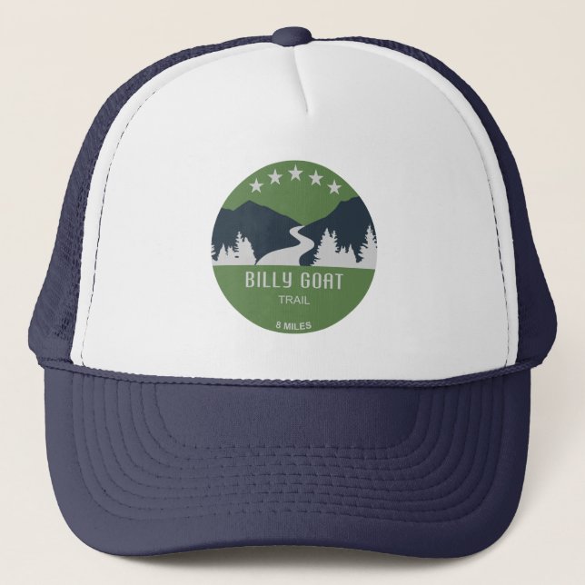 Billy Goat Trail Maryland Truckerkappe (Vorderseite)