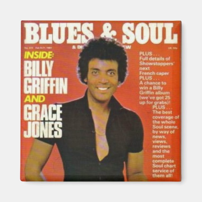 Billy Griffin Magazine "RETRO ART" Magnet (Vorne)