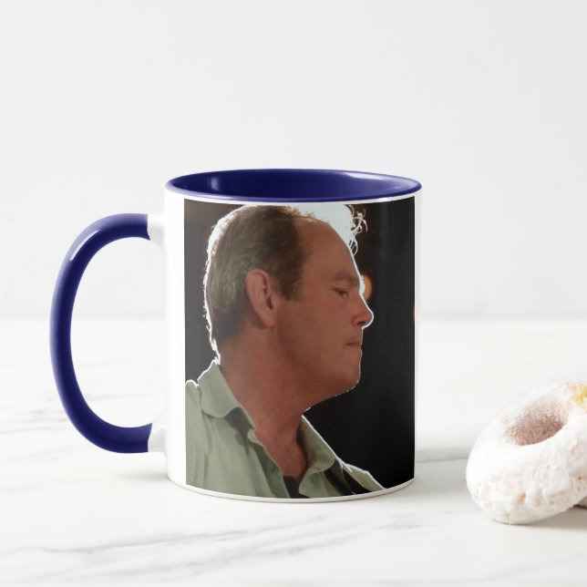 Billy Kay Blue Shirt Kaffeemugs Tasse (Mit Donut)