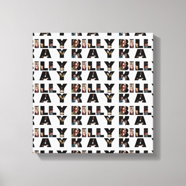Billy Kay Foto Tour Logo Wrapped Canvas Prints Leinwanddruck (Vorderseite)