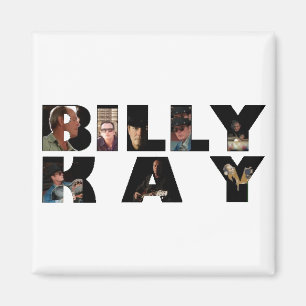 Billy Kay Photo Tour Logo Carré Magnets