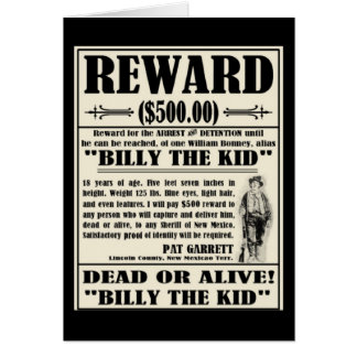 Billy l'affiche Recherchée d'enfant