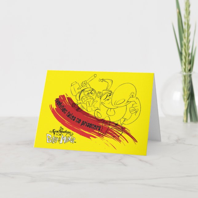 Billy & Mandy - Evolution nimmt keine Gefangenen Karte (Vorderseite)