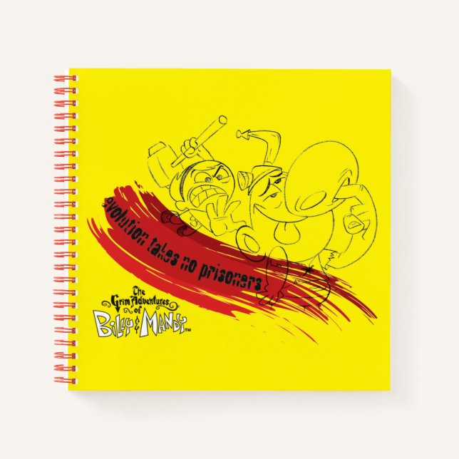 Billy & Mandy - Evolution nimmt keine Gefangenen Notizbuch (Vorderseite)