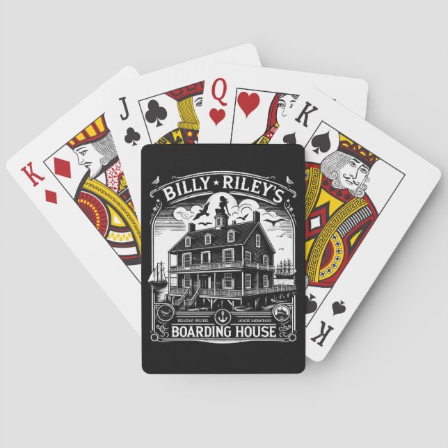 Billy Rileys Boarding House Spielkarten (Rückseite)