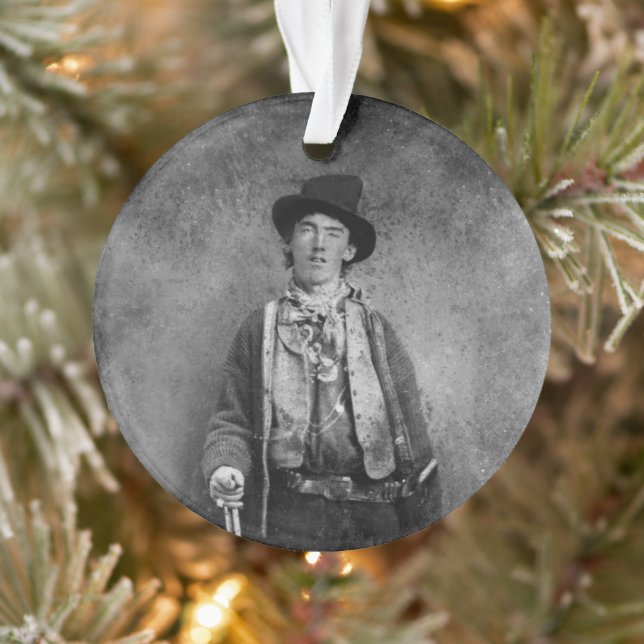 Billy The Kid, amerikanisches altwestliches Gesetz Ornament (Baum)