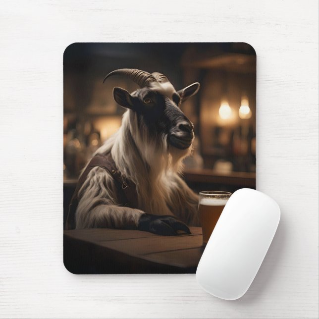 Billy the Kid: Eine Ziege geht in eine Bar, Mousepad (Mit Mouse)